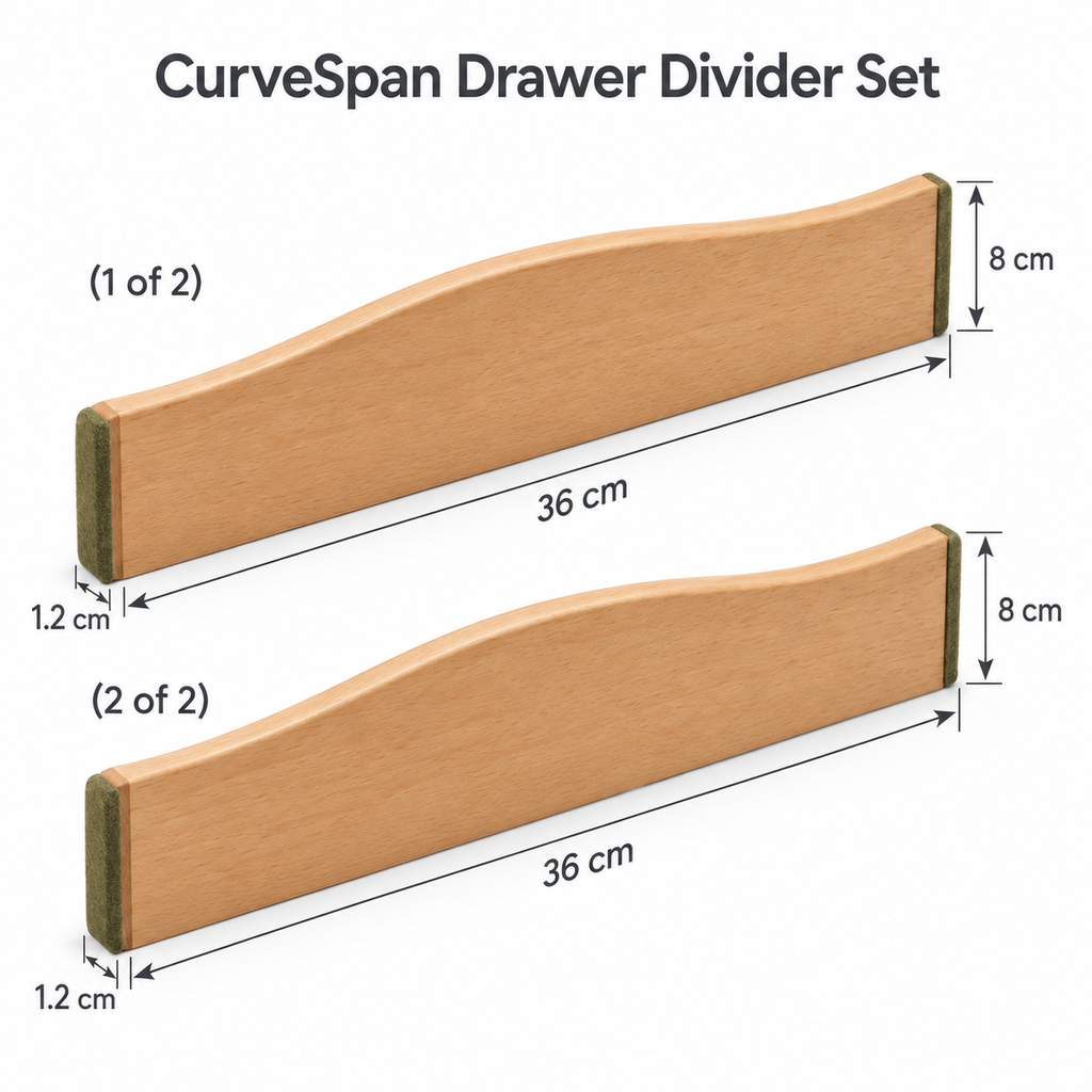 CurveSpan Drawer Divider Set