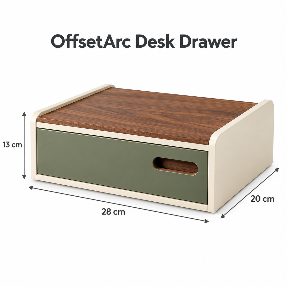 OffsetArc Desk Drawer