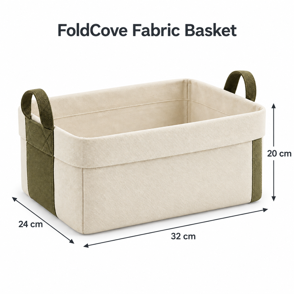 FoldCove Fabric Basket