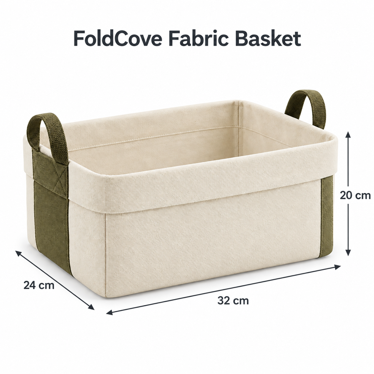 FoldCove Fabric Basket